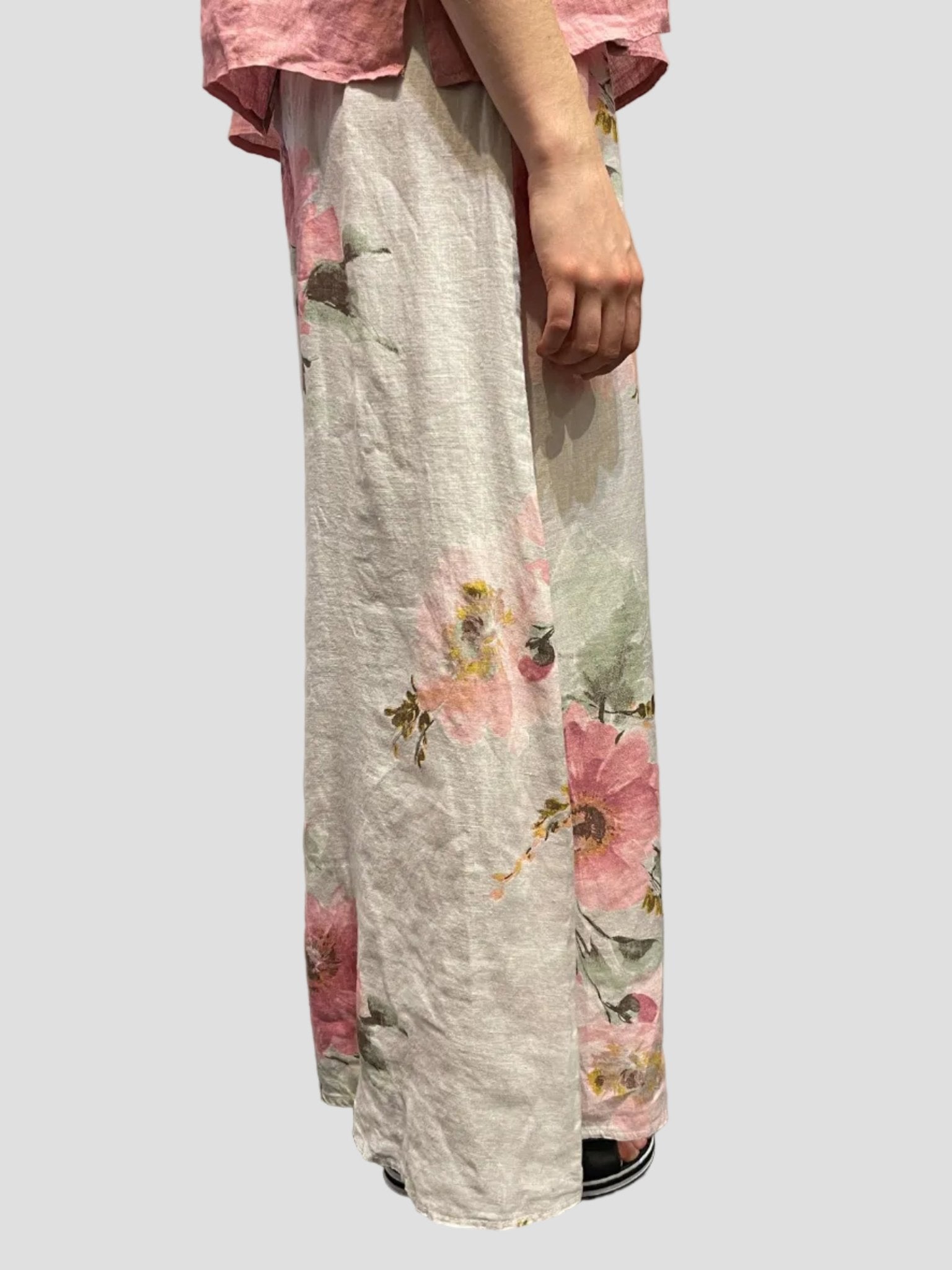 Floral Wide Leg PantPantsPosh Boutique