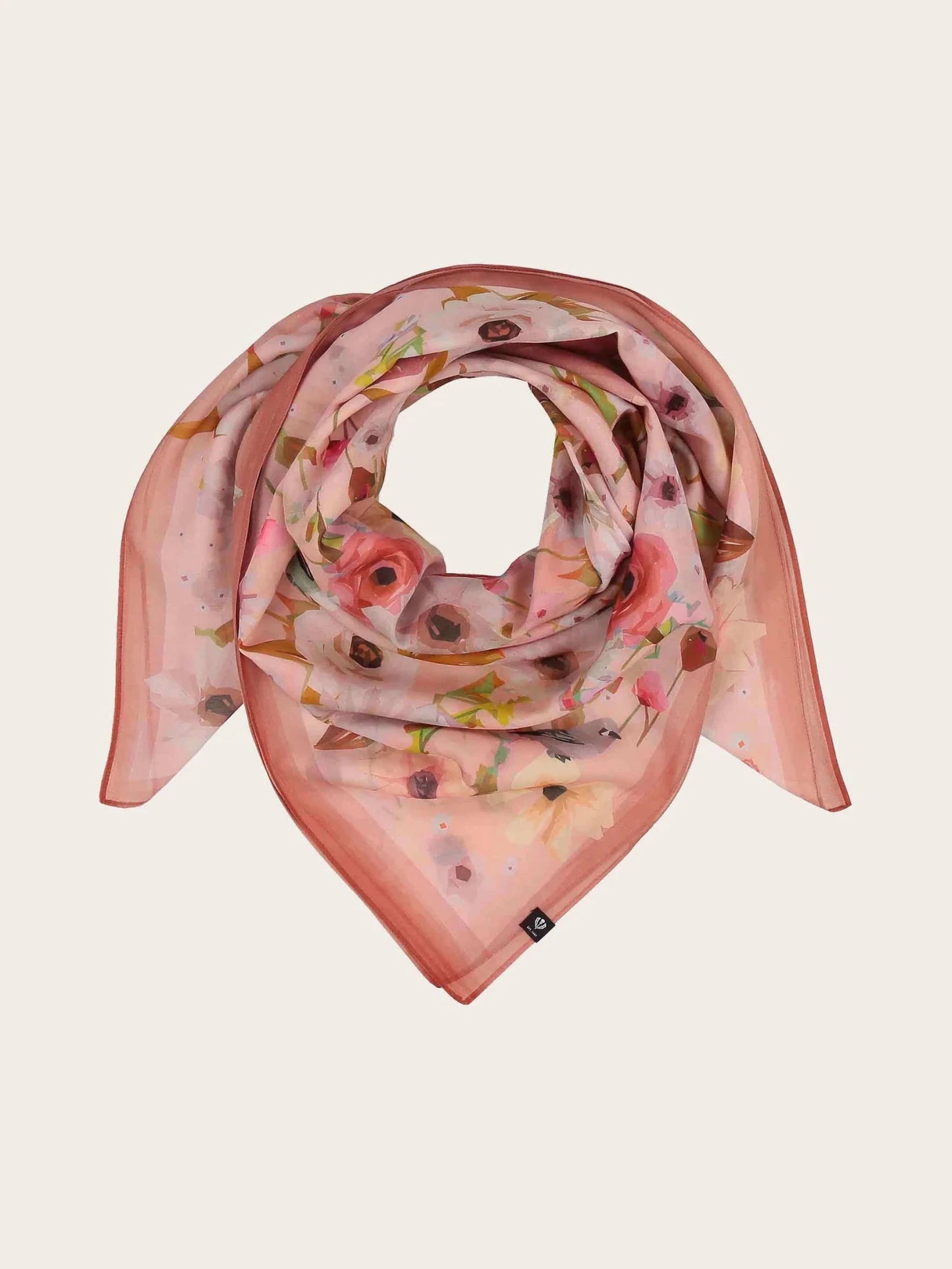 Flowers and Birds Square ScarfScarvesPosh Boutique