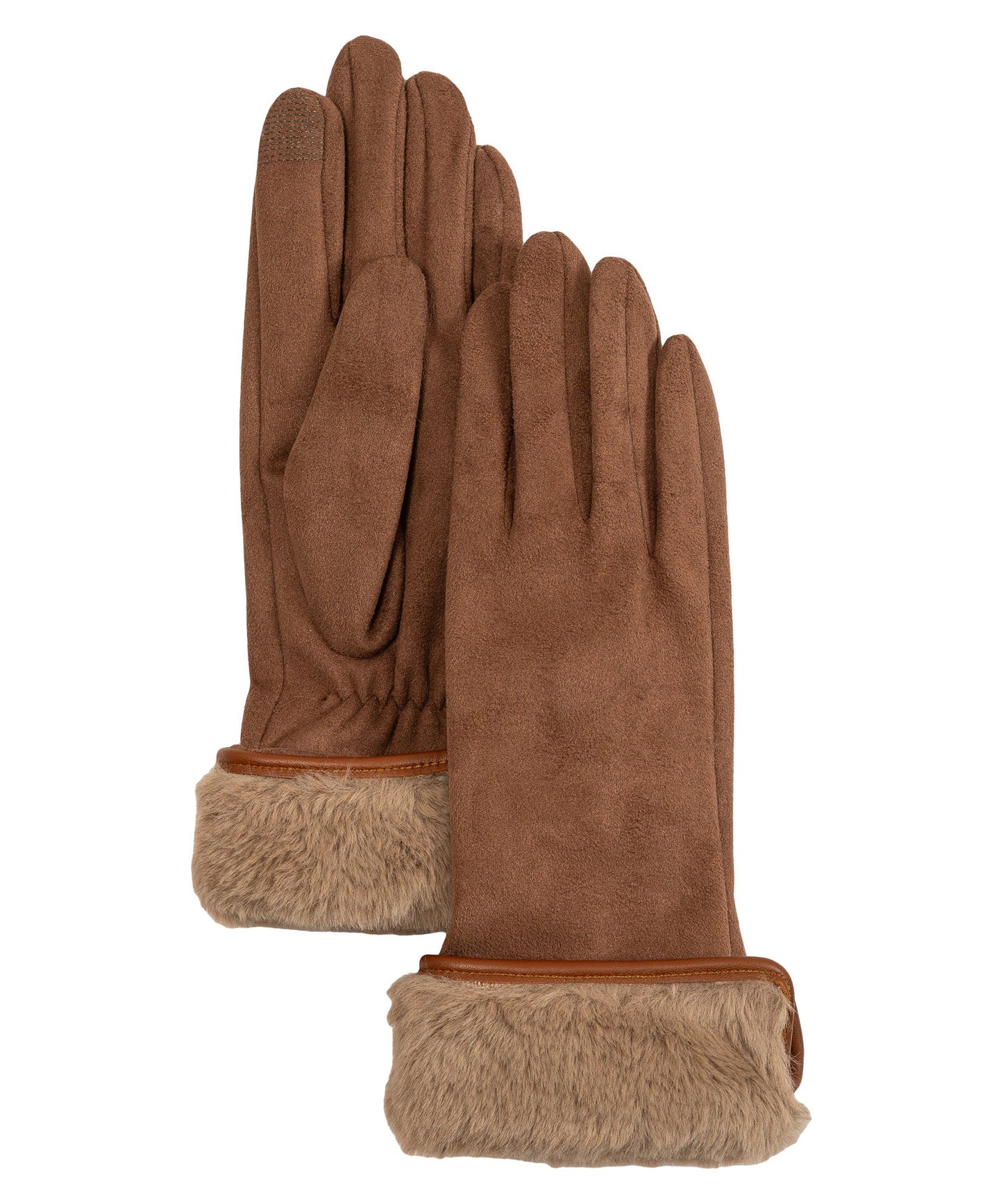Fold Over Faux Fur GloveGloves & MittensPosh Boutique