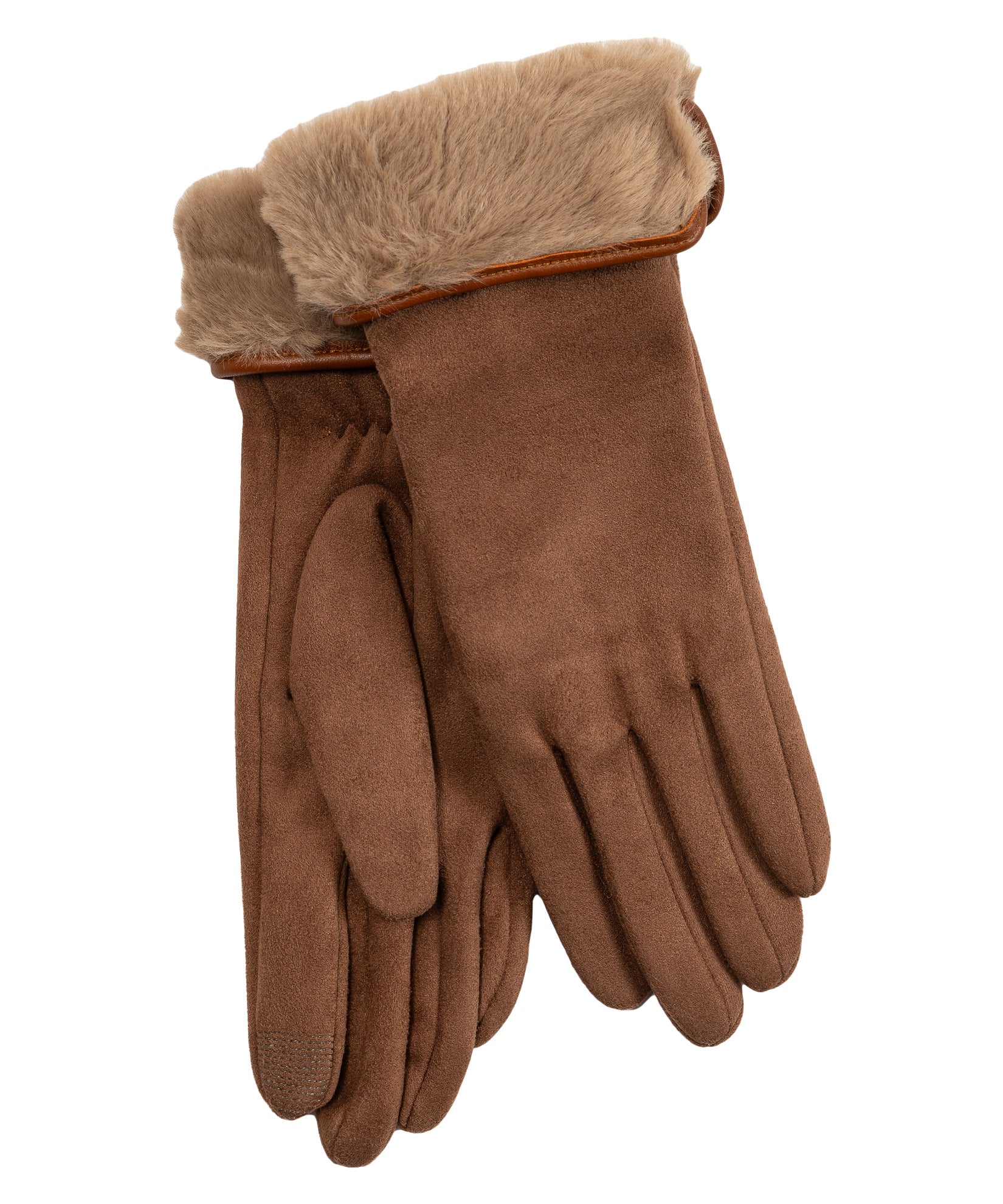 Fold Over Faux Fur GloveGloves & MittensPosh Boutique