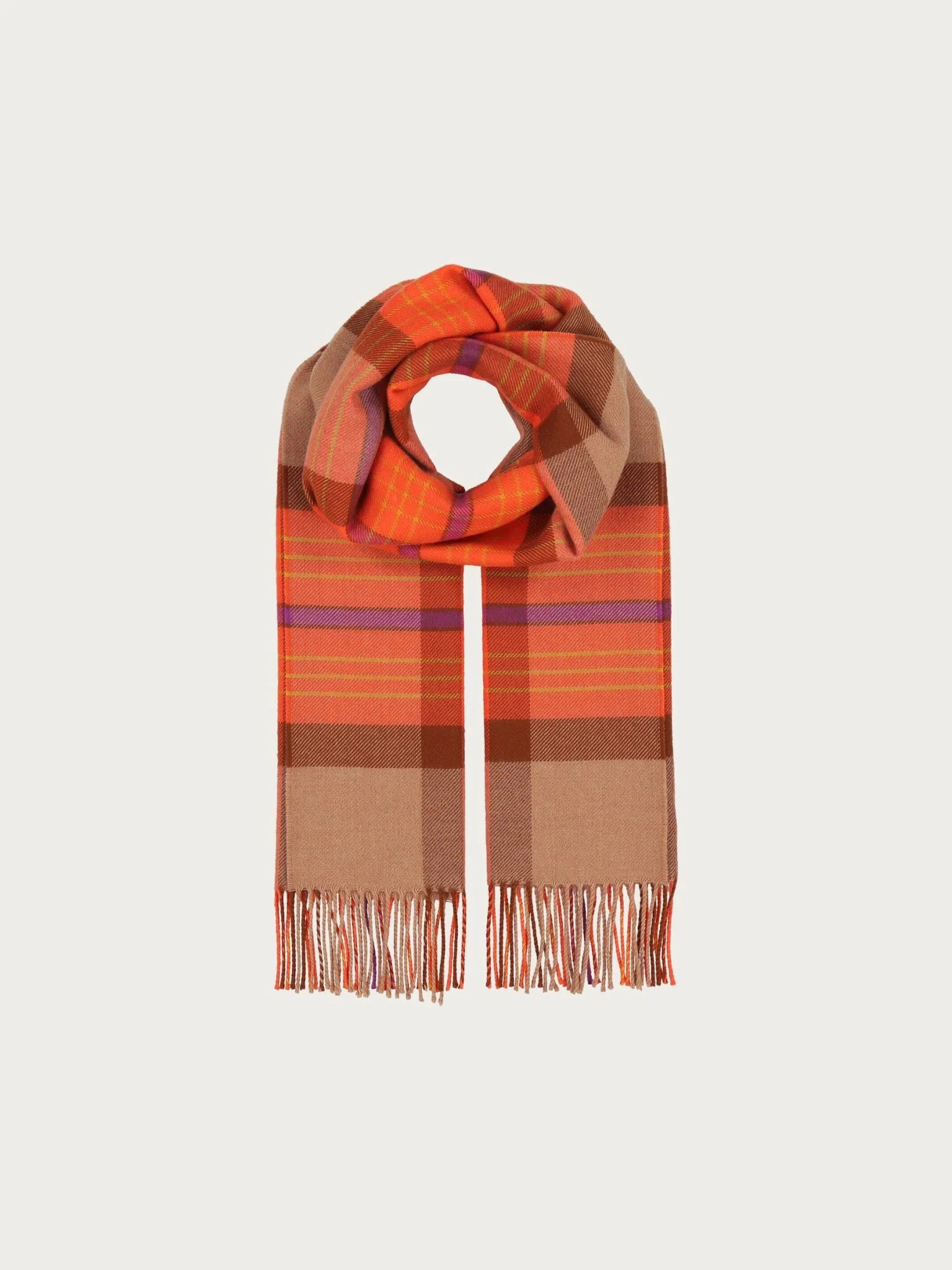 Fraas Modern Plaid ScarfScarvesPosh Boutique