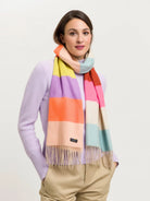 Fraas Stripes Cashmink ScarfScarvesPosh Boutique