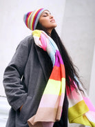 Fraas Wool Multi Stripe ScarfScarvesPosh Boutique