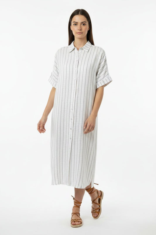 French Pinstripe DressPosh Boutique