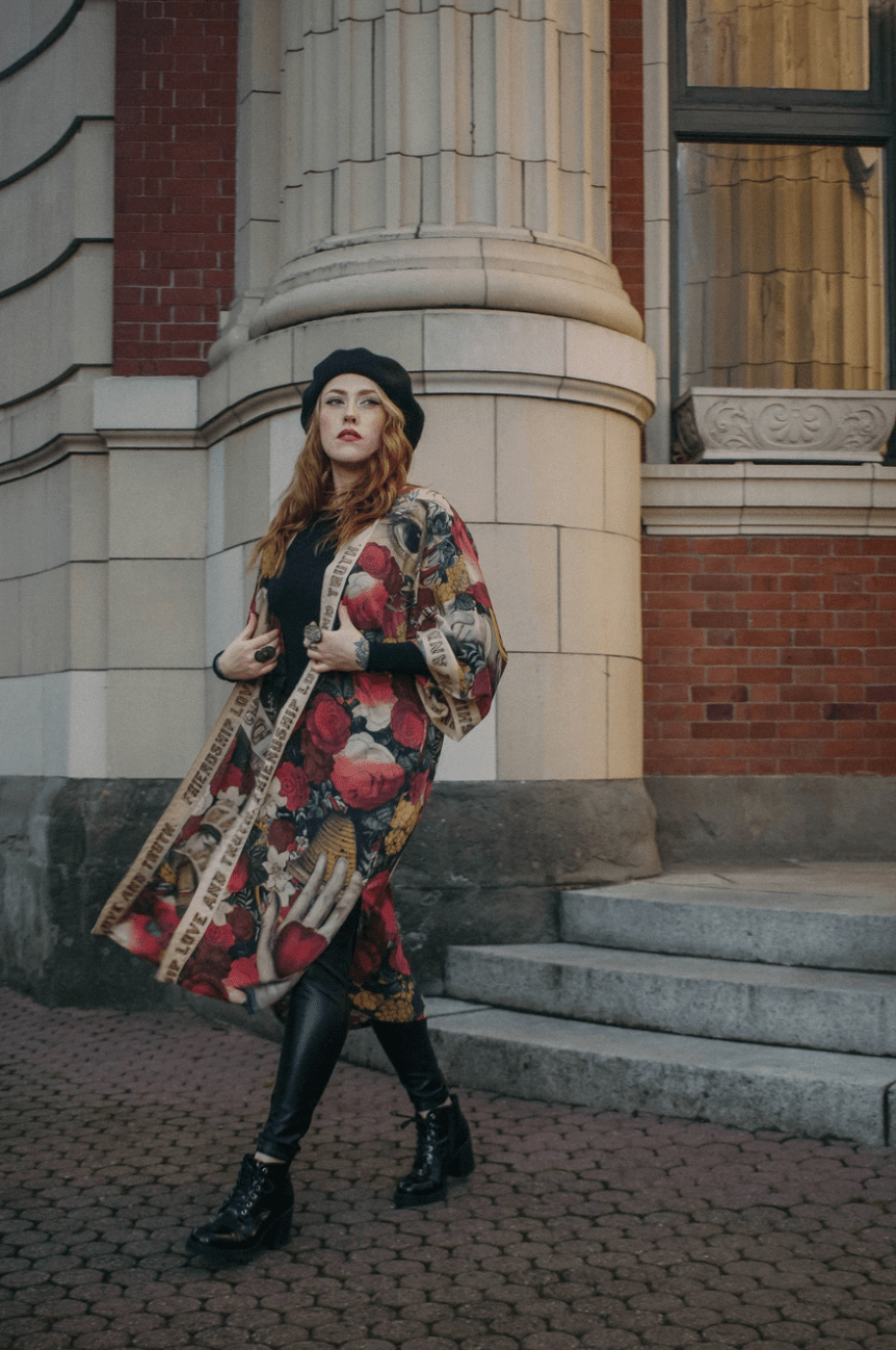 Friendship Love & Truth Duster KimonoPosh Boutique