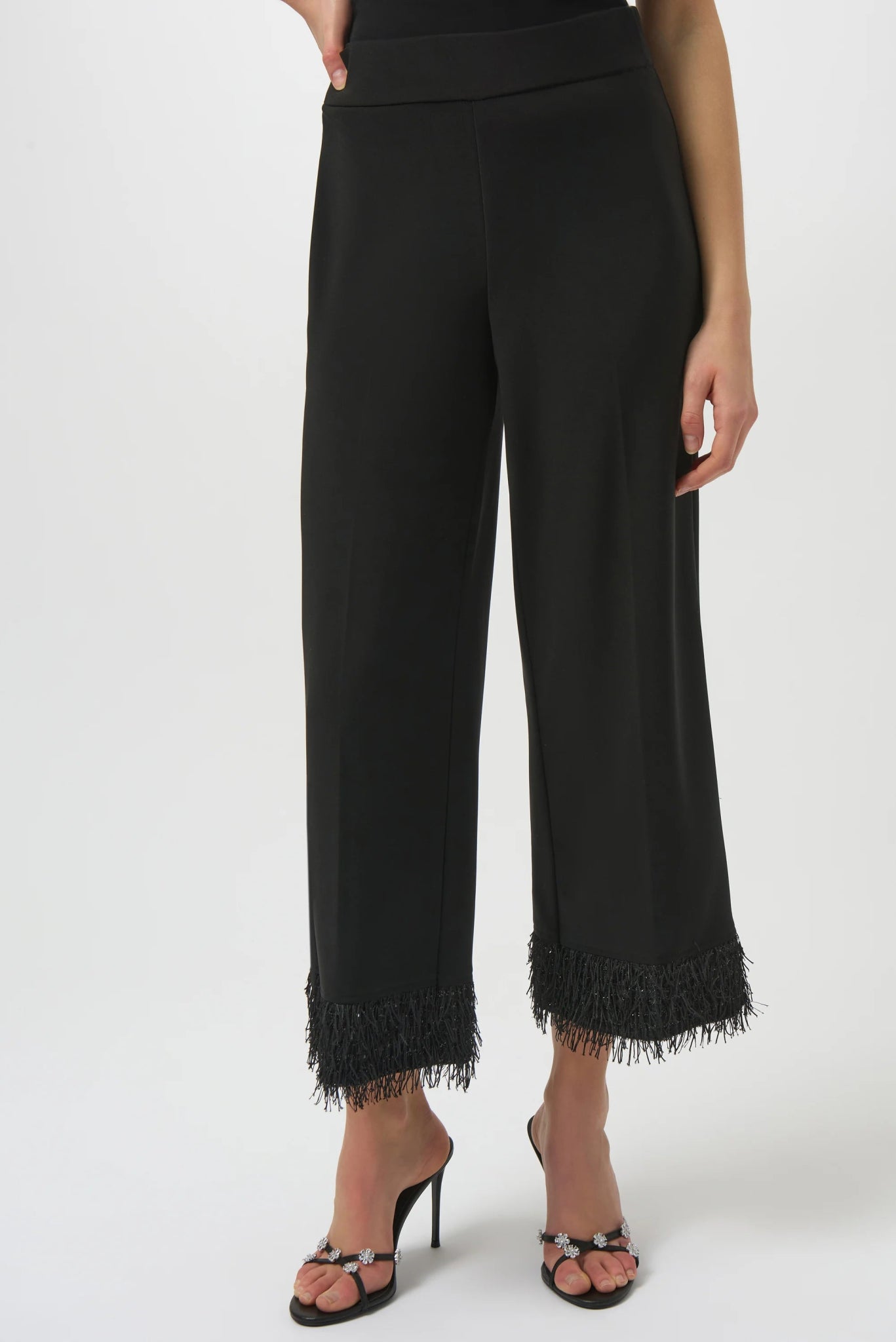 Fringe Hem PantPantsPosh Boutique