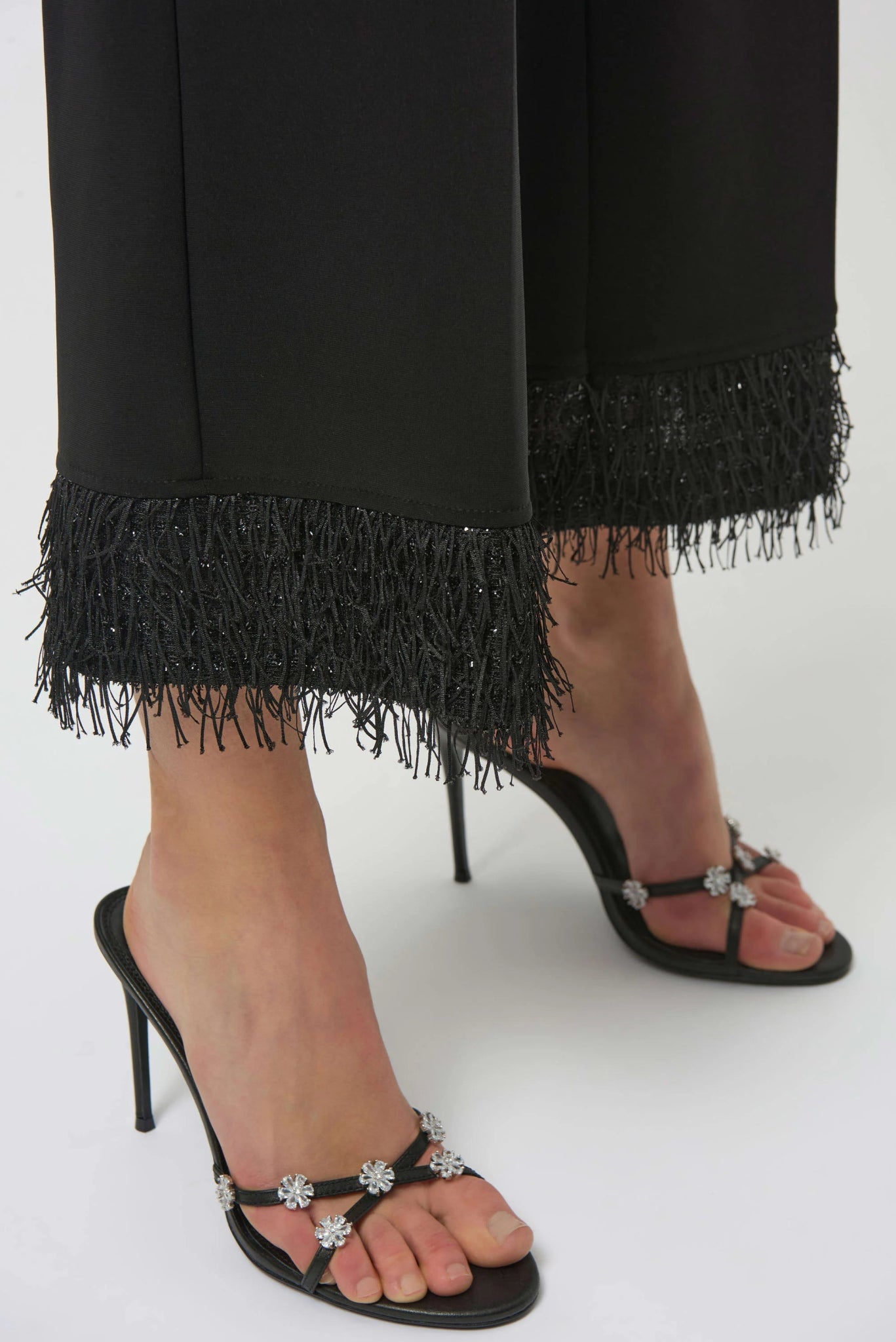 Fringe Hem PantPantsPosh Boutique