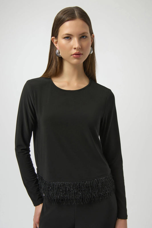 Fringe Hem TopTopsPosh Boutique