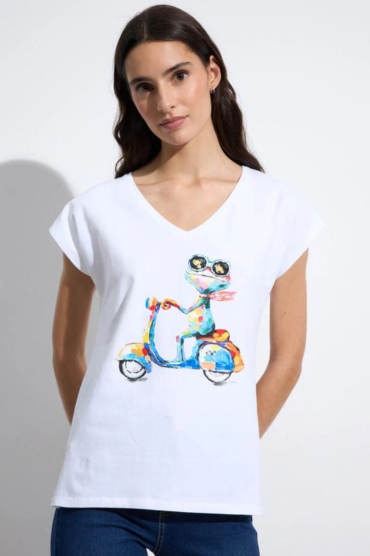 Froggy Vespa Joyride TeePosh Boutique
