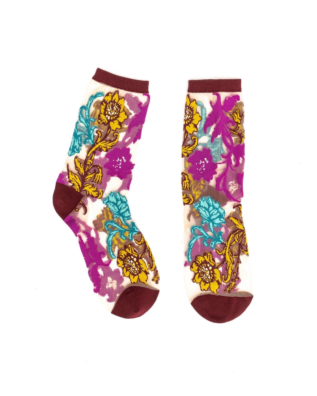 Gem Garden Sheer SocksPosh Boutique