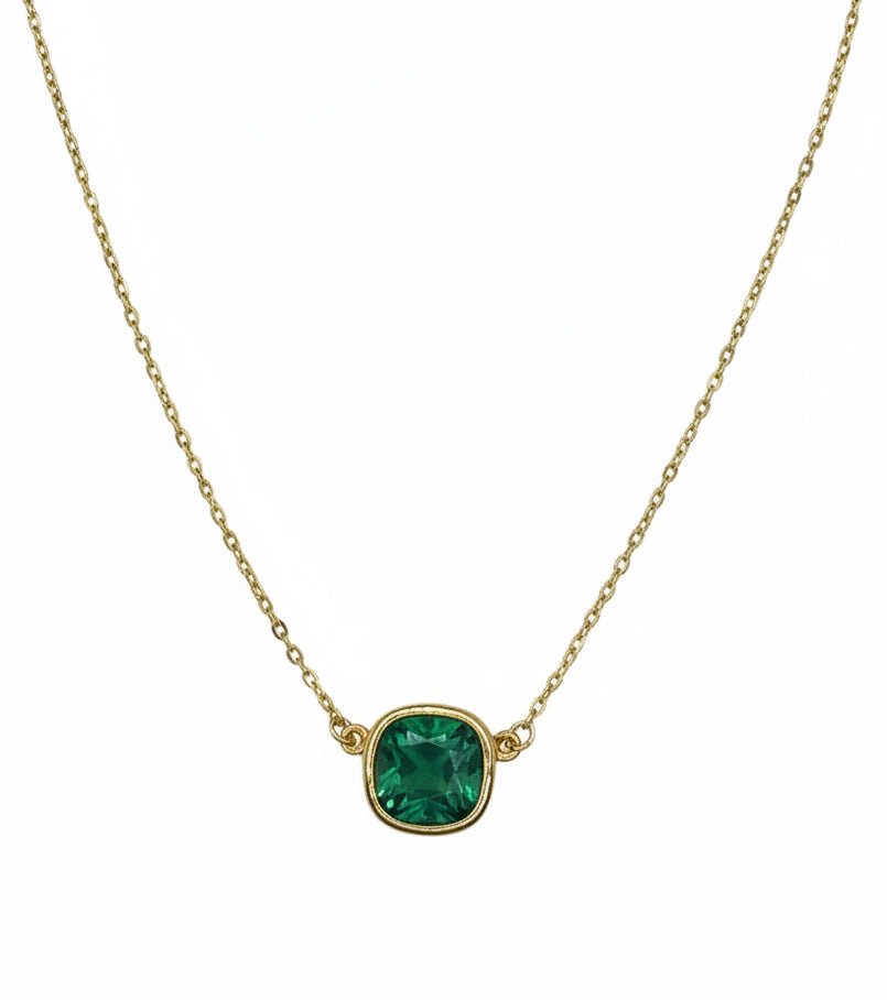 Geneva Square Pendant NecklaceJewelryPosh Boutique