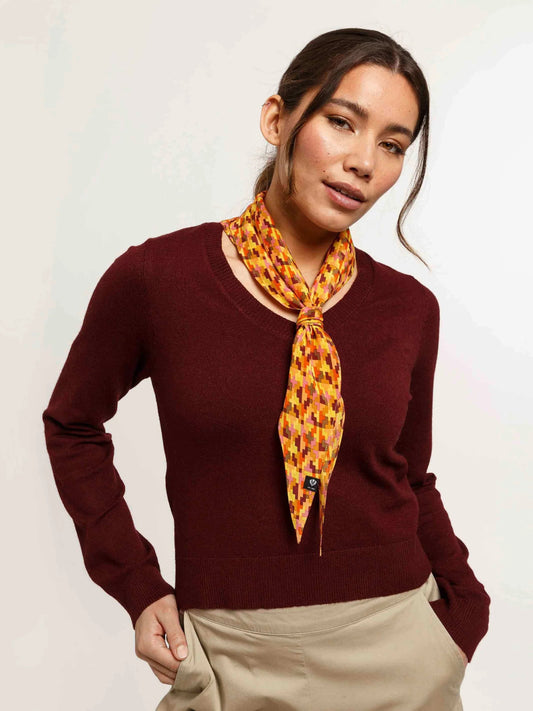 Geometric Silk Diamond ScarfScarvesPosh Boutique