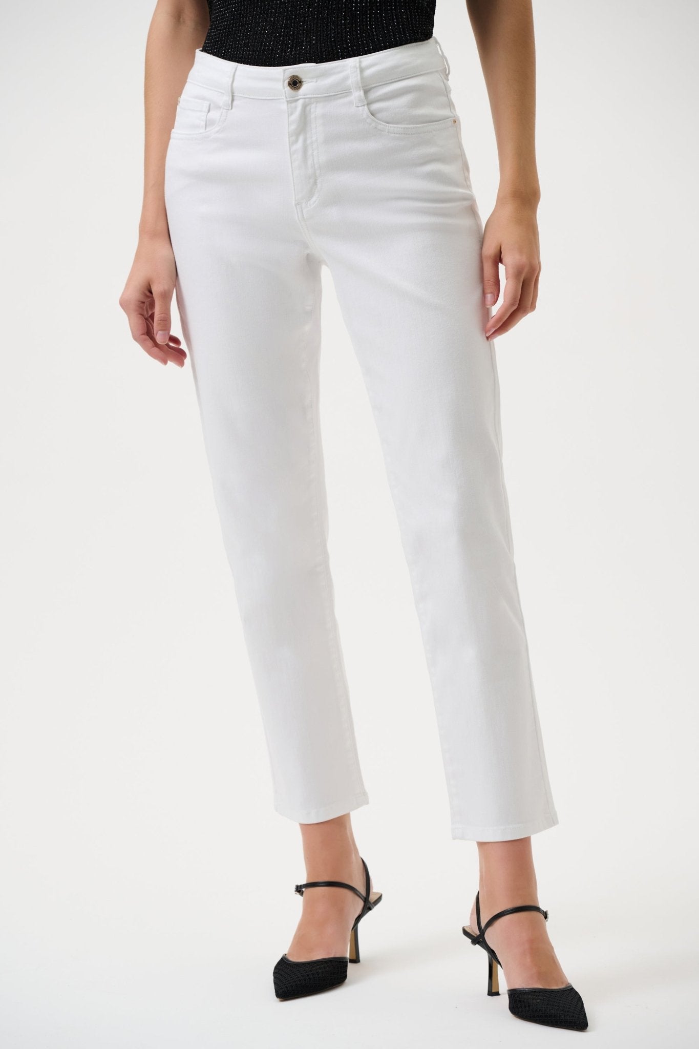 Gia Classic White Slim Fit JeansDenimPosh Boutique