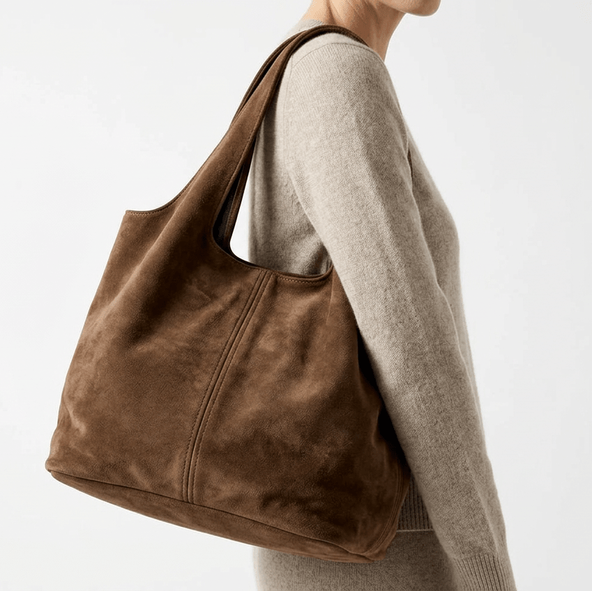 Giannina Brown Shoulder BagHandbagsPosh Boutique