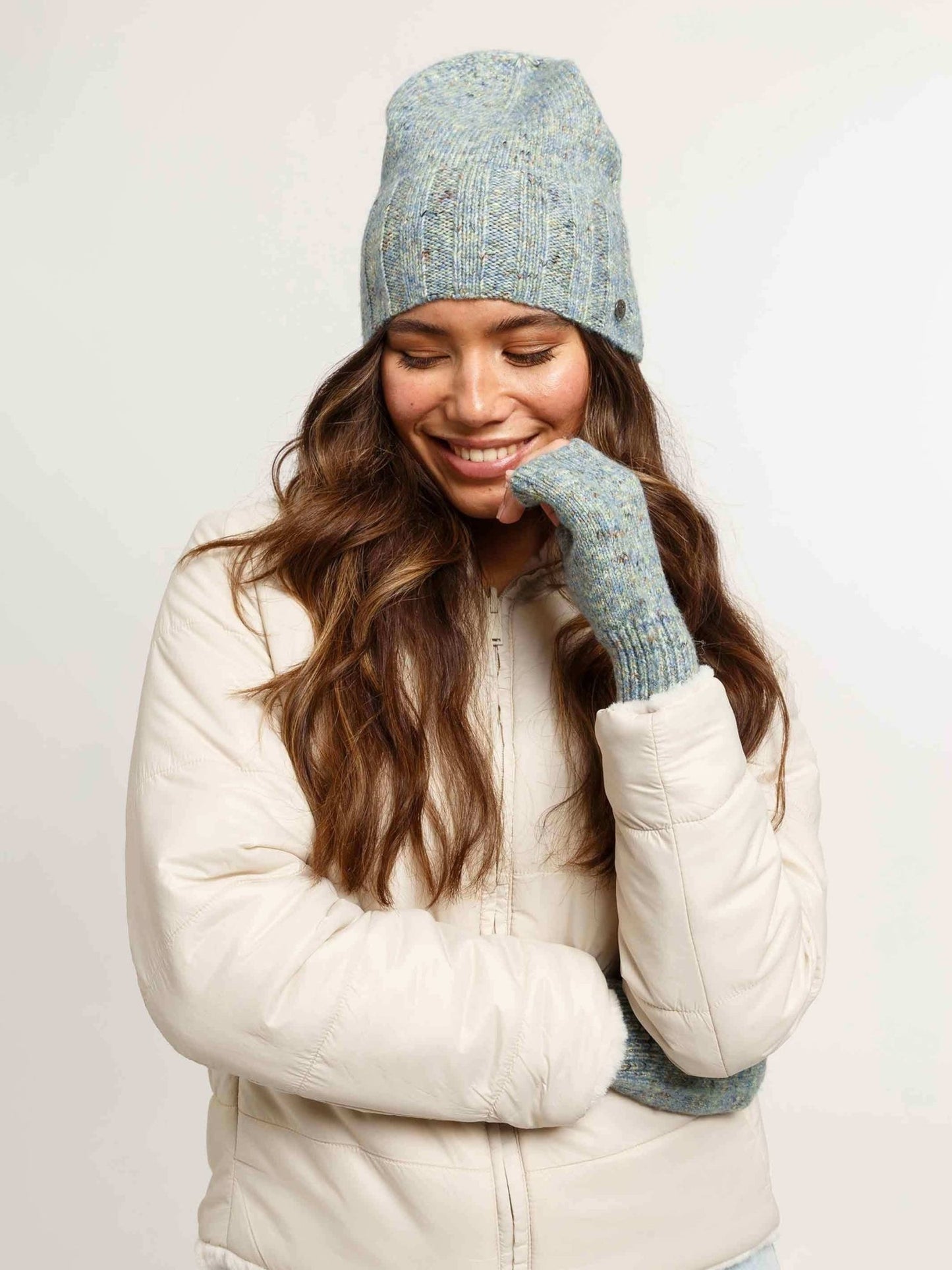 Glitter Knit Sleeveless GlovesPosh Boutique