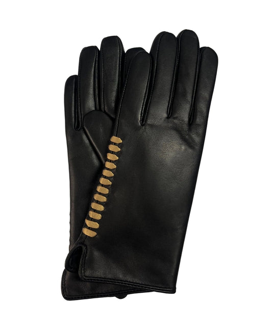 Gold Stitch Leather GlovesGloves & MittensPosh Boutique