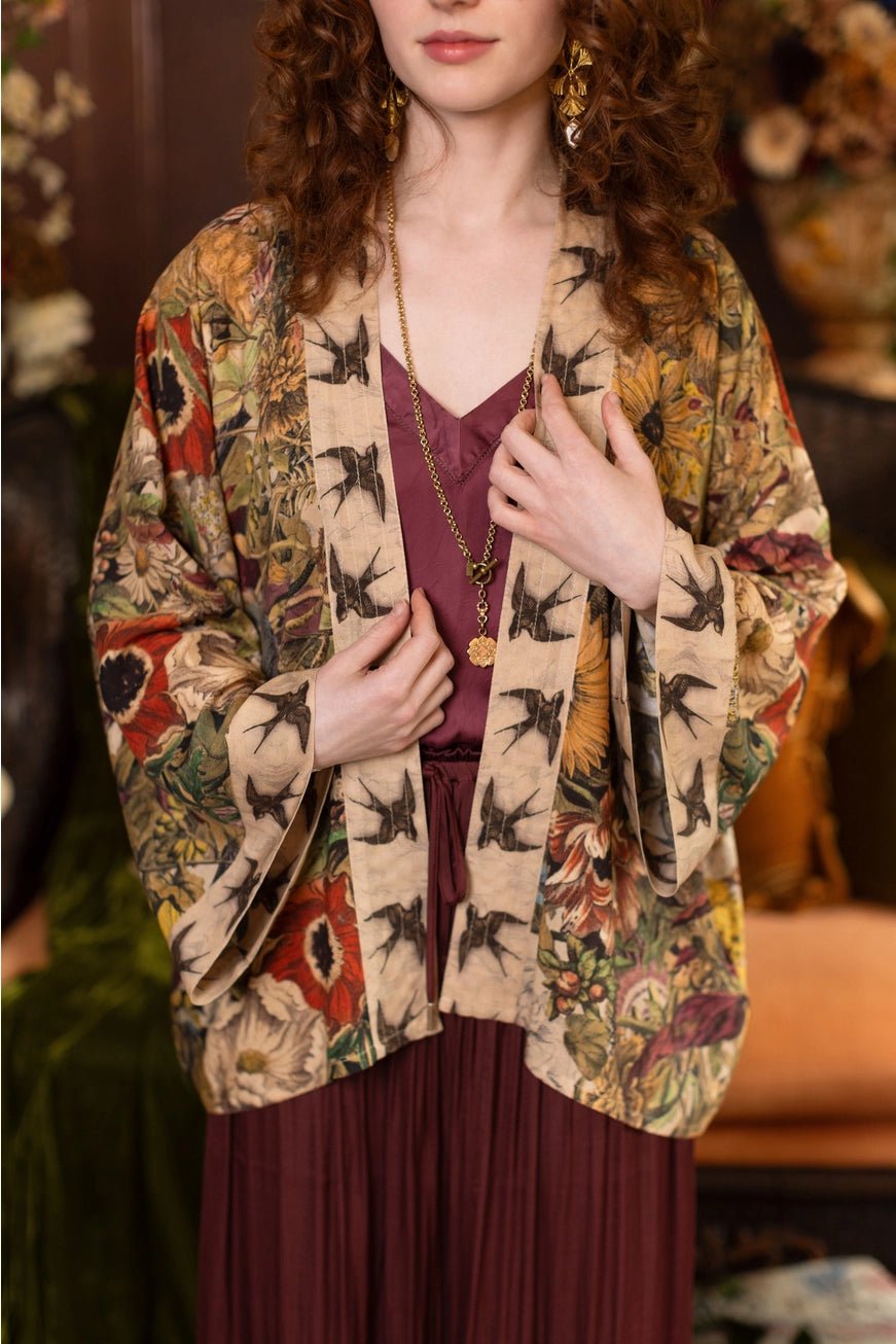 Golden Hour Pixie Cropped KimonoJacketsPosh Boutique