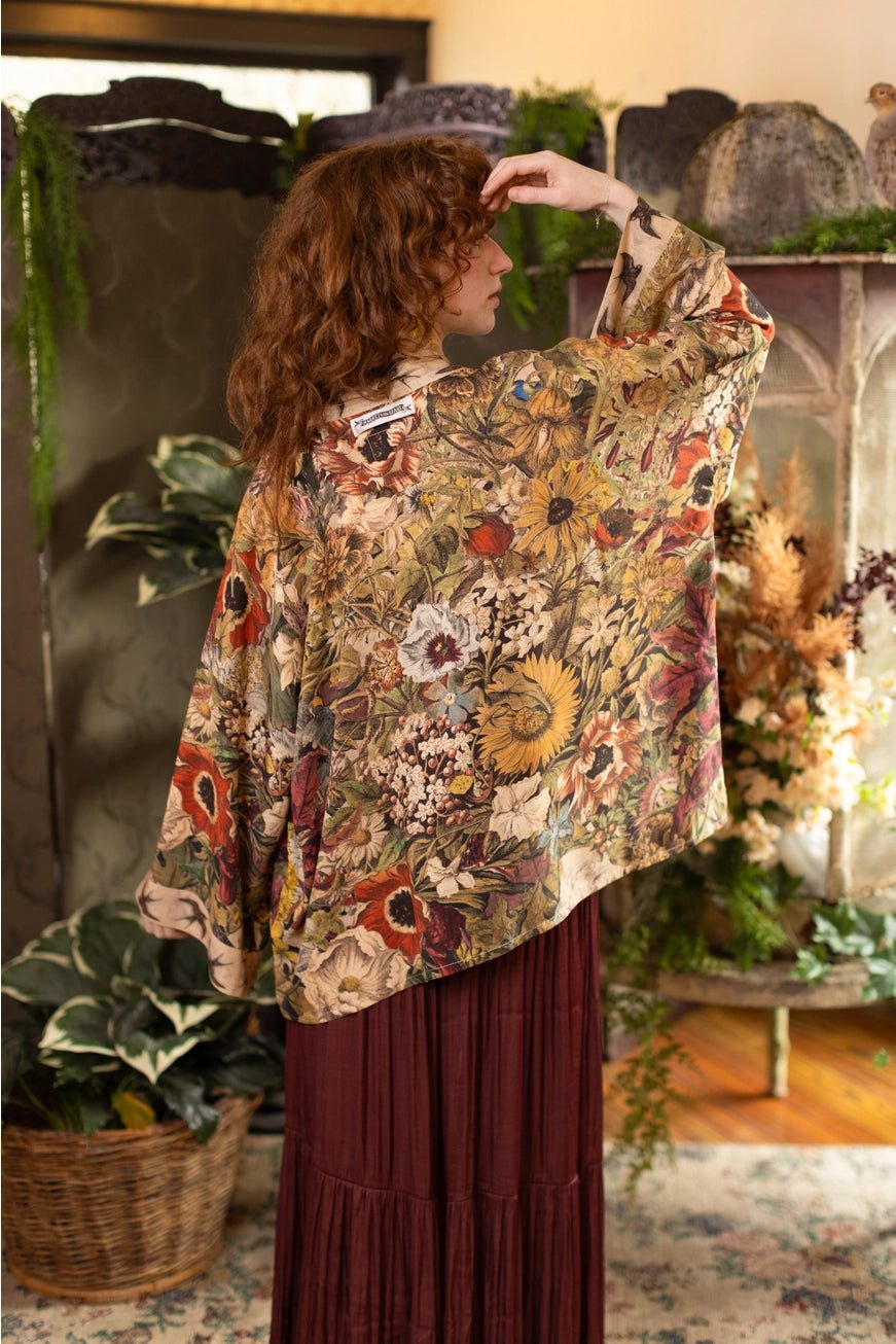 Golden Hour Pixie Cropped KimonoJacketsPosh Boutique