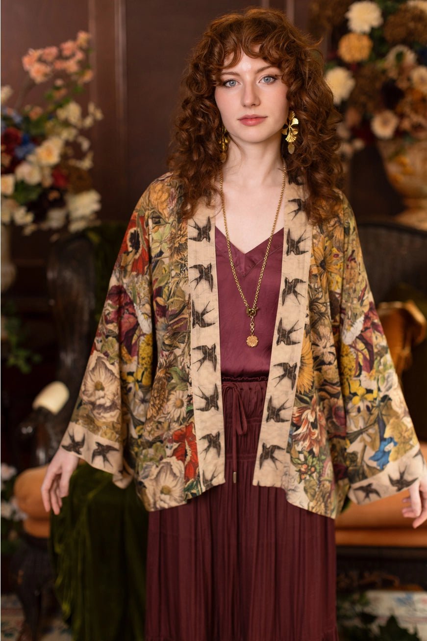 Golden Hour Pixie Cropped KimonoJacketsPosh Boutique
