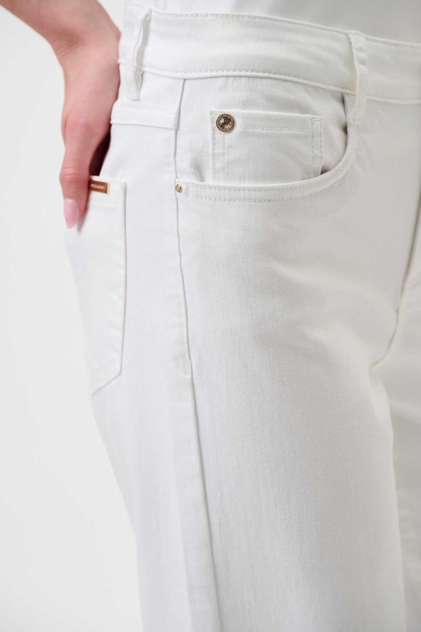 Goldie White Denim Wide Leg JeanDenimPosh Boutique