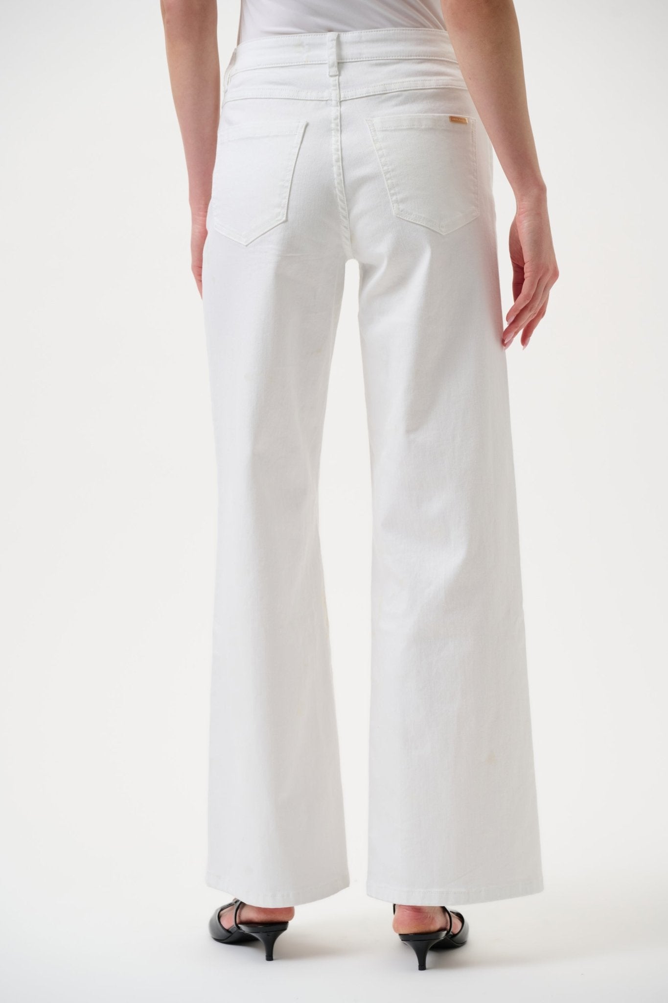 Goldie White Denim Wide Leg JeanDenimPosh Boutique