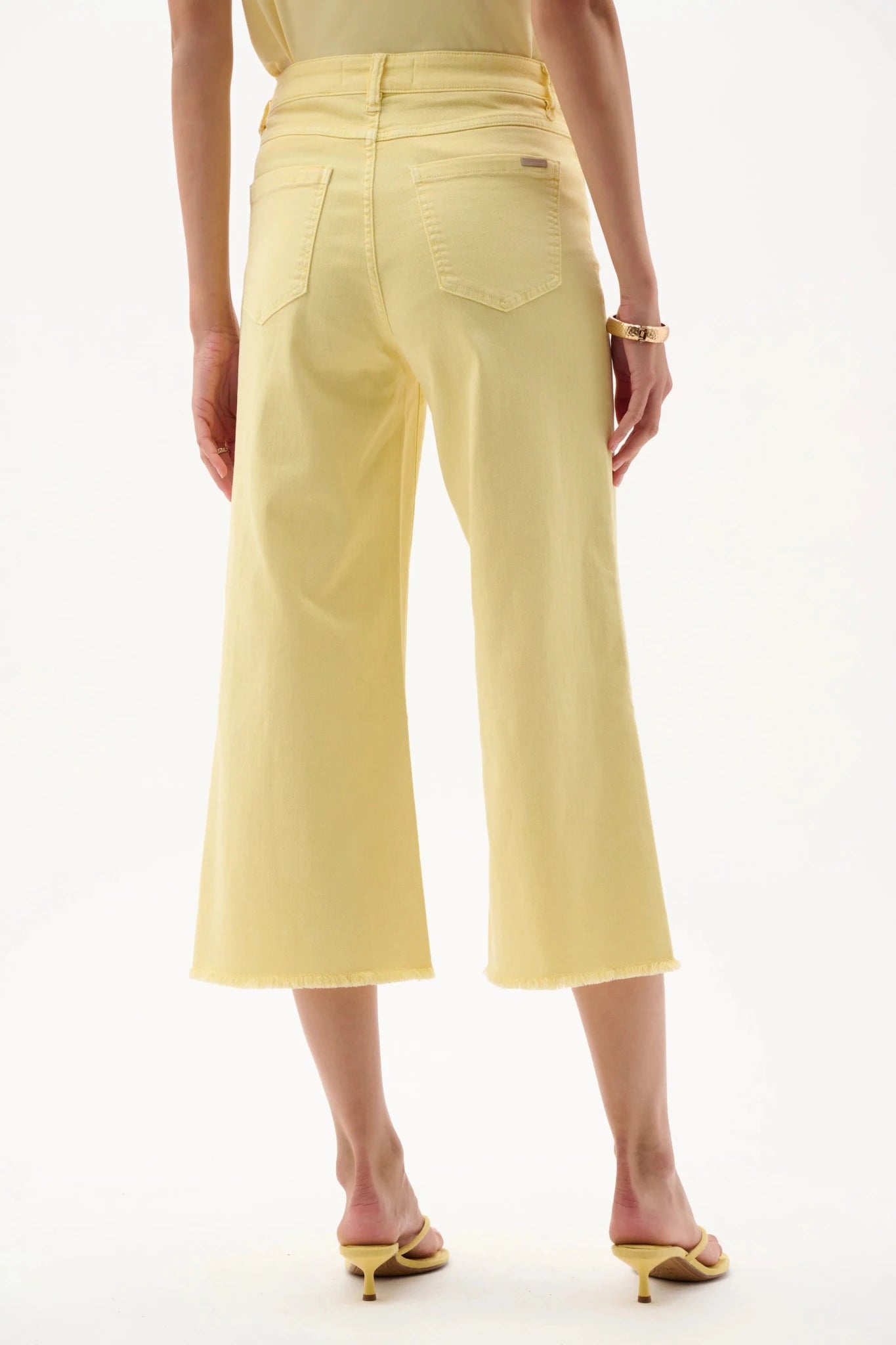 Goldie Wide Leg Cropped JeansDenimPosh Boutique