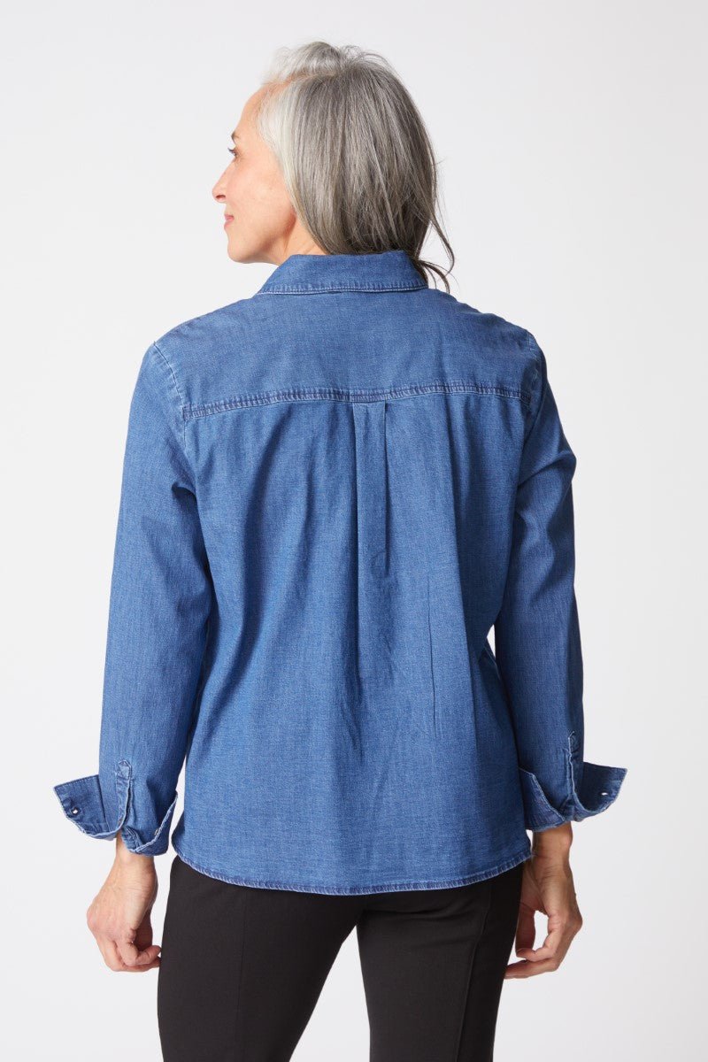 Habitat Acadia Denim ShirtTopsPosh Boutique