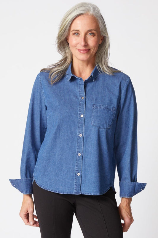 Habitat Acadia Denim ShirtTopsPosh Boutique