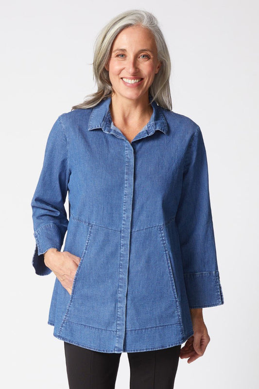 Habitat Marella Denim ShirtTopsPosh Boutique