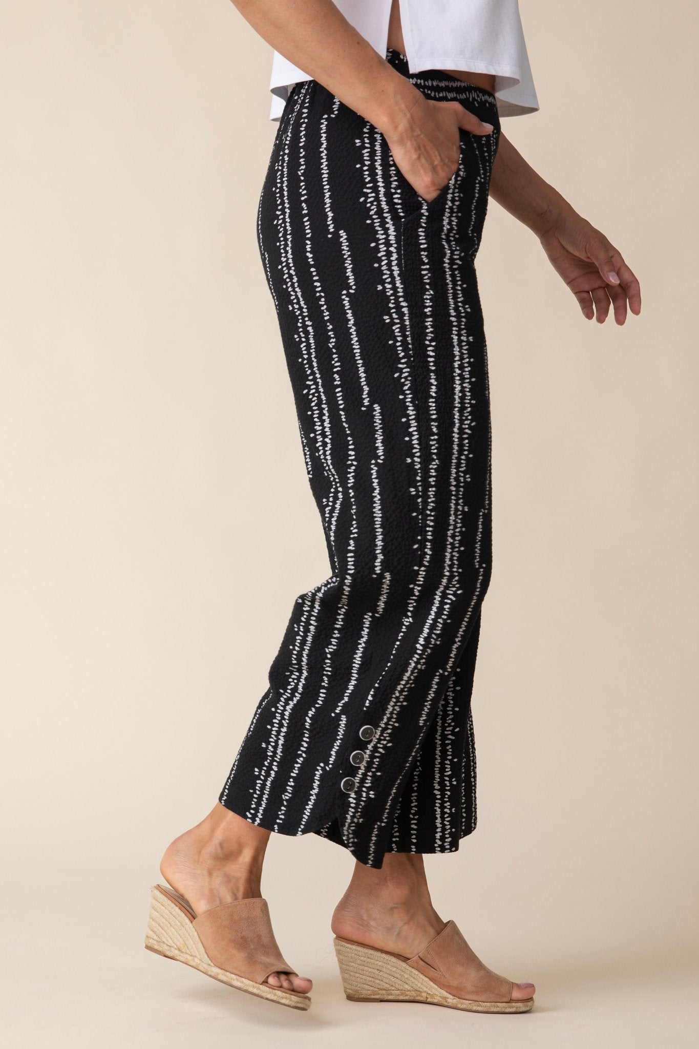 Habitat Tulip Hem Crop PantPantsPosh Boutique