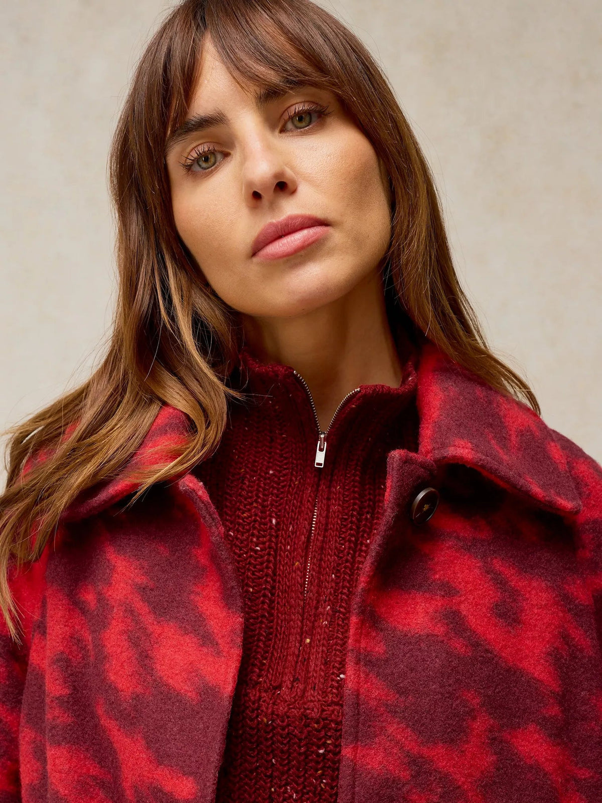 Half Zip CollarPosh Boutique