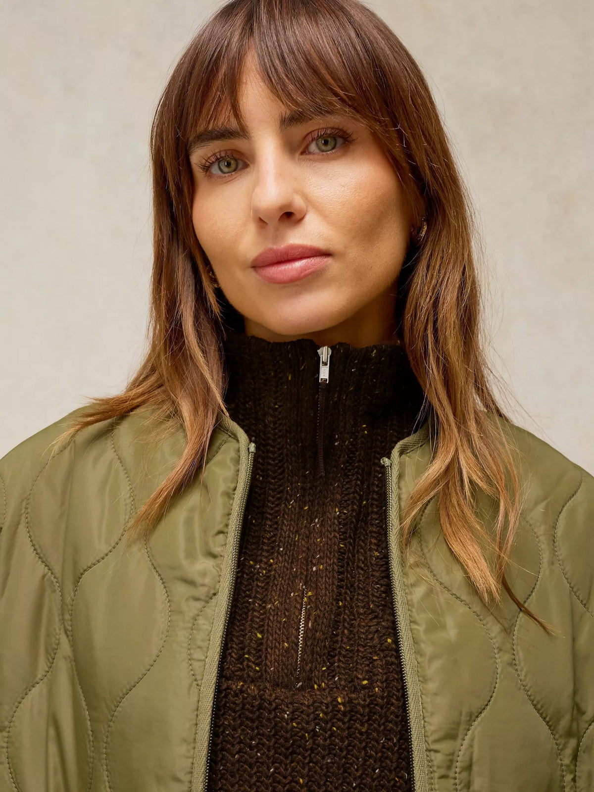 Half Zip CollarPosh Boutique