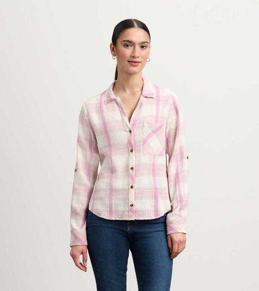 Hatley Lila Button DownTopsPosh Boutique