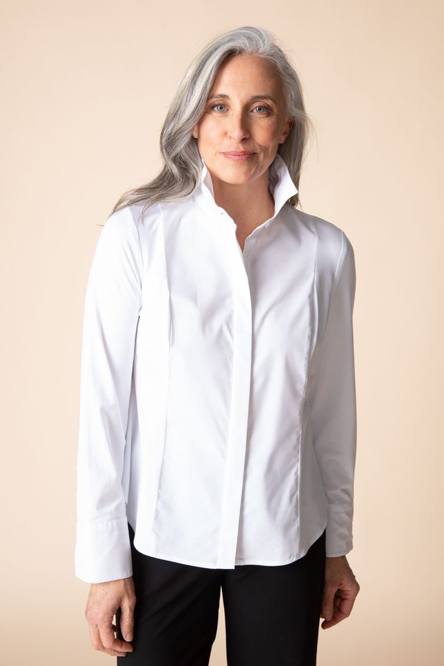 Hidden Placket ShirtTopsPosh Boutique