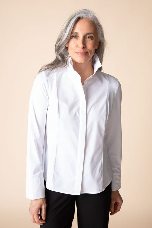 Hidden Placket ShirtTopsPosh Boutique