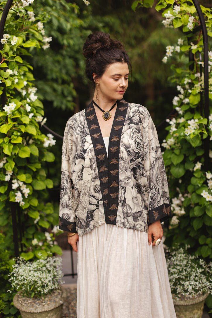 Honey & The Moon Cropped KimonoPosh Boutique