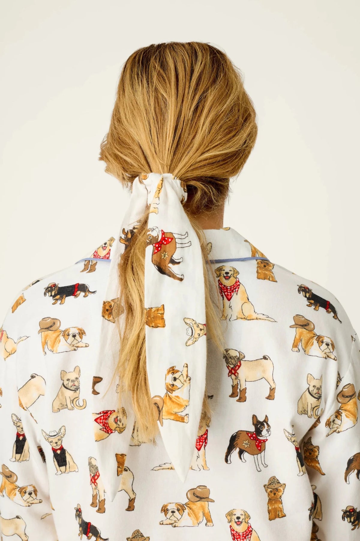 Howdy Paw-tner Dog Print 3-Piece Flannel PJ SetPosh Boutique