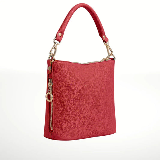 Istelia Red Leather BagHandbagsPosh Boutique