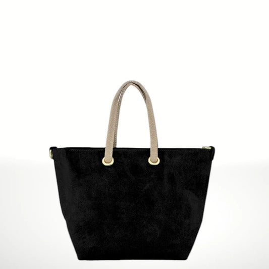 Italian's Leather Bea Suede Leather BagHandbagsPosh Boutique
