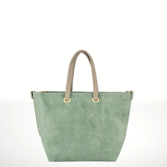 Italian's Leather Bea Suede Leather BagHandbagsPosh Boutique