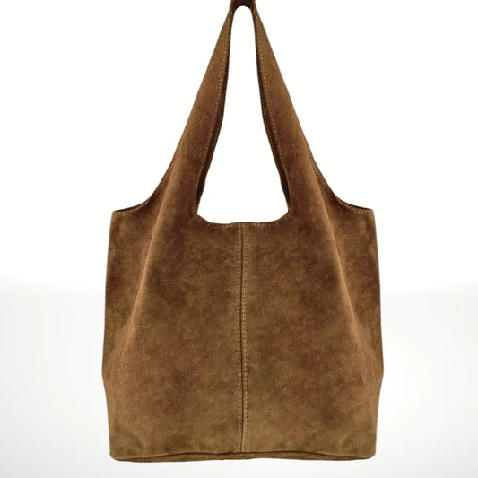 Italian's Leather Giannina Camel Shoulder BagHandbagsPosh Boutique