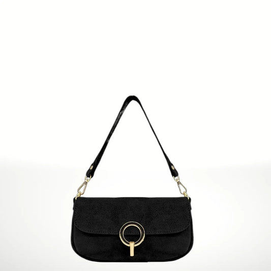 Italian's Leather Nuria Suede BagHandbagsPosh Boutique