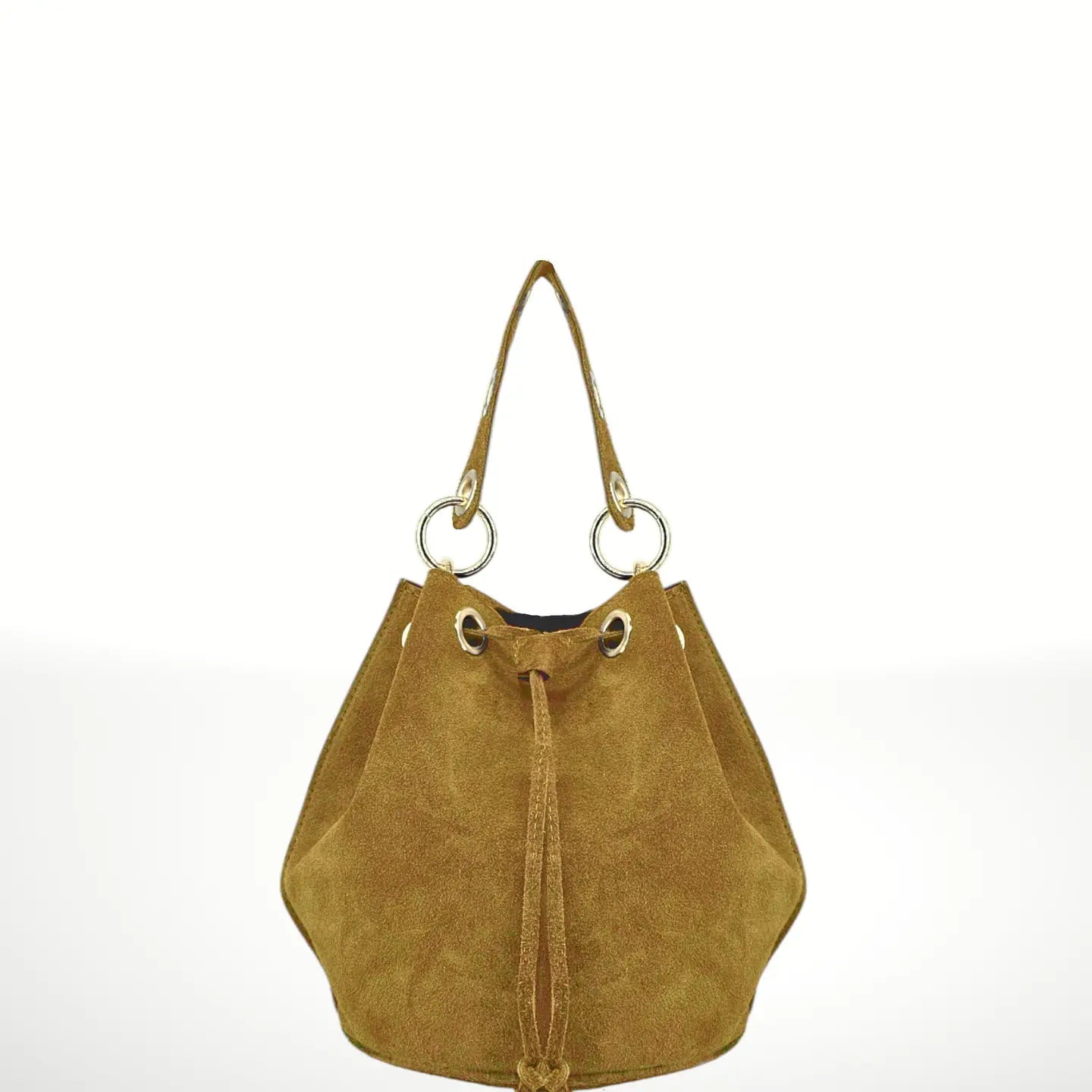 Italian's Leather Ochre Bucket BagHandbagsPosh Boutique