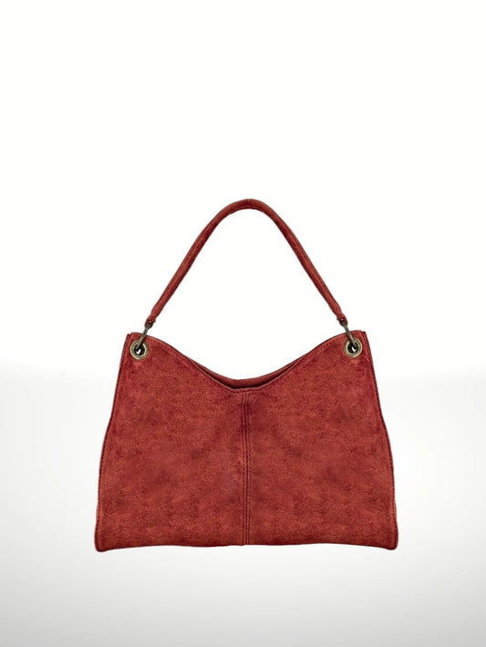 Italian's Leather Riccio Red BagHandbagsPosh Boutique