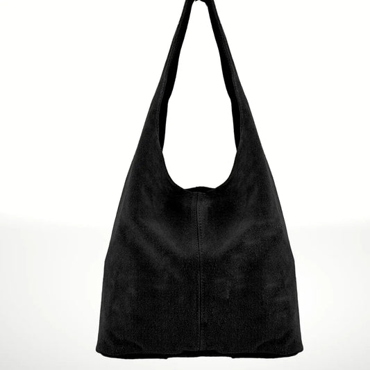 Italian's Leather Silvia Suede Leather BagHandbagsPosh Boutique