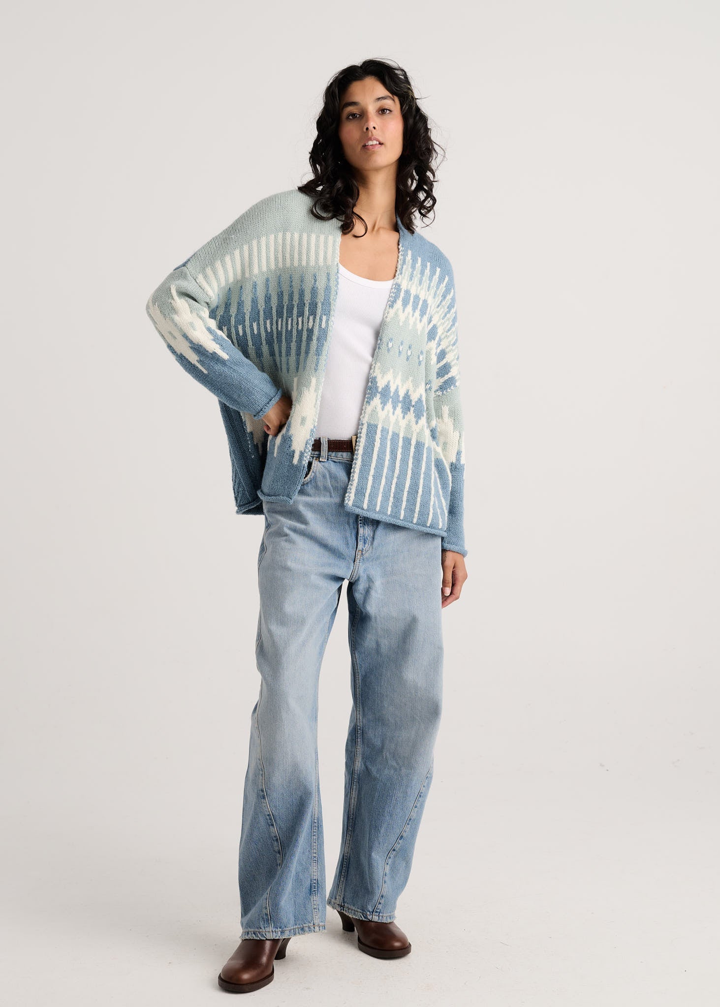 Jacquard Cardigan - Posh Boutique