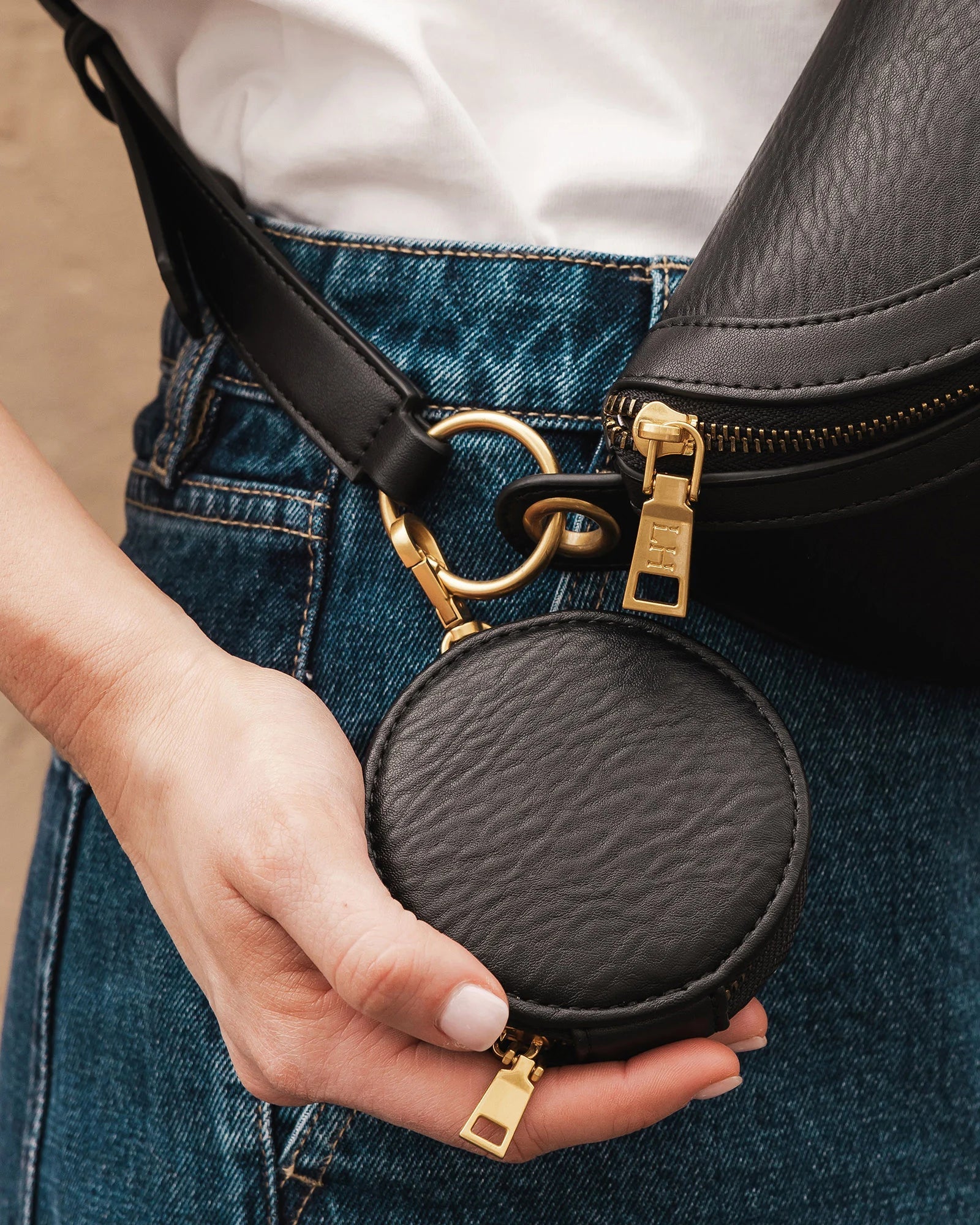 Joey Black Sling BagHandbagsPosh Boutique