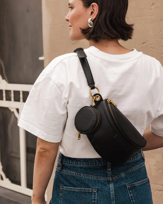 Joey Black Sling BagHandbagsPosh Boutique