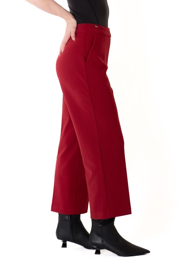 Jolie Crop Crepe PantBottomsPosh Boutique