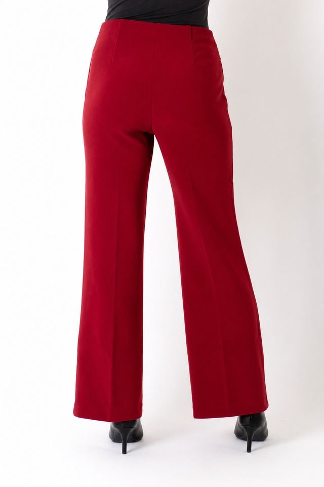 Jolie Wide Crepe PantBottomsPosh Boutique